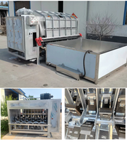 Machine professionnelle pour l'échaudage et l'épilation des porcs, machine à épiler, machine à enlever les poils de porc pour la ligne de boucherie