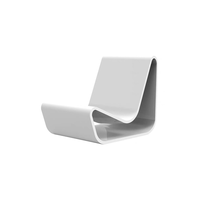 Chaise en fibre de verre design moderne de luxe à une place pour une utilisation en extérieur et en intérieur, hôtels, écoles, hôpitaux, salons, villas