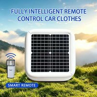 Housse de voiture intelligente solaire entièrement automatique, imperméable, en tissu, avec protection UV à 95 %, résistante aux rayures, télécommande intelligente, déverrouillage rapide
