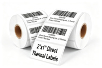 Diskon Grosir Berbagai Ukuran Label Thermal Tahan Air Tahan Minyak Kertas Stiker Kosong Kompatibel Dengan Printer Multi-model