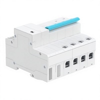 Interruptor de Aire RCBO Inteligente con Medición de Energía, de Cobre, Montaje en Riel, Control Remoto por Teléfono Móvil, para Interiores, 230V/400V