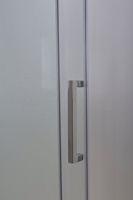 Cabine de douche en verre trempé avec profilés en aluminium pour la maison ou l'hôtel