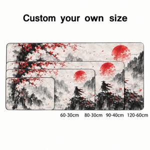 Tapis de souris de jeu japonais sur mesure, grande taille, tapis de clavier pour ordinateur portable, base en caoutchouc antidérapante, tapis de bureau pour clavier - Product Image 2