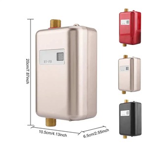 Calentador de Agua Eléctrico Instantáneo Portátil Mini, Pantalla LCD Digital, Calentador de Agua Eléctrico Instantáneo, Calentador Seguro para el Hogar, Calentamiento Rápido - Product Image 1