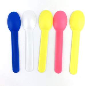 Eisport io nierer Antihaft-Obst dessert Großer runder Löffel Salat qualität Yougrt Plastiks chaufel - Product Image 1