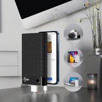 Disque Dur Externe 2 To avec SSD, Boîtier en Plastique, Stockage Mobile pour Smartphone, Ordinateur, Ordinateur Portable et Ordinateur de Bureau