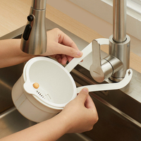 Küchen helfer Werkzeuge Waschbecken Abfluss sieb Modernes Design Hängender Kunststoff ablauf Automatischer automatischer Entleerung filter korb