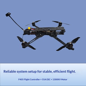 FPV Cinewhoop 7 pouces pliable, ensemble complet, drone pour <span class=keywords><strong>photographie</strong></span> aérienne à charge lourde, transmission 20000m, temps de vol 21-30min, expert - Product Image 3