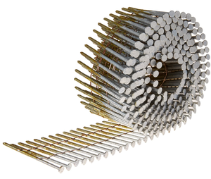 Fournisseur de clous en bobine pour palettes personnalisées : clous en fil métallique de qualité supérieure pour charpente en <span class=keywords><strong>bois</strong></span> |   Clous de toiture fiables - Product Image 1