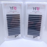 J B C CC D DD L LC LD M Curl Easy Fan Extension de Cils Doux 0.05mm Cachemire Logo Personnalisé Extensions de Cils