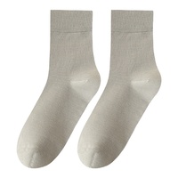 Chaussettes mi-mollet en coton pour hommes, 7200, noires, résistantes à l'usure, déodorantes, pour l'été, le sport, la course à pied, décontractées, pour étudiants