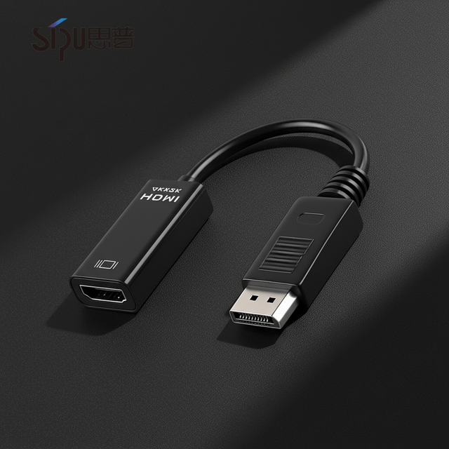HDMI to DisplayPort Cable 4K 60Hz Active HDMI Male to DP Female Converter for Dual Monitor Setup