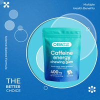 Mots-clés : Gommes à mâcher à la caféine, boost d'énergie, fabrication OEM, bonbons fonctionnels