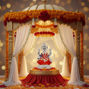 Premium Silver Plated Hindu God Idol for <b>Mandir</b> | Worship & Meditation Home Decor | Spiritual Wedding Gift - Product Image 6