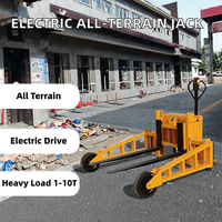 Chariot à palettes tout-terrain électrique tout-terrain en acier 1-2 tonnes, transpalette manuel, ODM personnalisé Muduo GL-0166, garantie 1 an