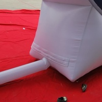 Letrero Inflable Gigante Personalizado KeepFuns, Logotipo 3D Redondo para Concesionarios de Autos, Eventos y Promoción de Marca