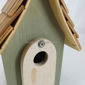 Venta al por mayor Nido de Pájaro de madera natural y casa de pato de Vida Silvestre casa de madera maciza para mascotas venta caliente Nido de Pájaro duradero para mascotas - Product Image 4