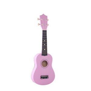 Venta directa de fábrica, ukelele de madera de 21 pulgadas, instrumentos musicales, guitarra pequeña para niños, ukelele colorido - Product Image 5