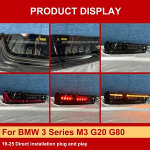 J ONE Nuove Luci Posteriori a LED Laser CSL per BMW Serie 3 M3 G20 G80 Fari Posteriori Personalizzati per <span class=keywords><strong>Auto</strong></span> dal 2019 al 2025 Aggiornati - Product Image 3