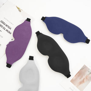 <span class=keywords><strong>Masque</strong></span> de sommeil 3D en mousse à mémoire de forme premium pour hôtel, compagnie aérienne, spa, design occultant, sans pression, pour voyage, sieste, relaxation - Product Image 4