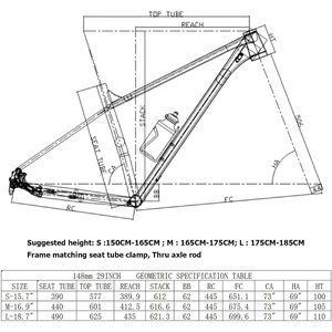 Cuadro <span class=keywords><strong>de</strong></span> <span class=keywords><strong>bicicleta</strong></span> <span class=keywords><strong>de</strong></span> montaña <span class=keywords><strong>de</strong></span> 29 pulgadas, 142x12mm BB92 * 41mm Freno <span class=keywords><strong>de</strong></span> disco interno <span class=keywords><strong>de</strong></span> enrutamiento DH/XC/AM Marco todoterreno <span class=keywords><strong>de</strong></span> aleación <span class=keywords><strong>de</strong></span> aluminio <span class=keywords><strong>de</strong></span> cola dura - Product Image 2