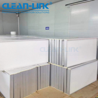 Filtros de aire Hvac para sala limpia de fábrica, campana de flujo laminar, filtro Ahu, papel de fibra de vidrio, filtro H14 Hepa