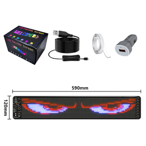 Di chuyển quảng cáo dẫn đăng ký USB 5V <span class=keywords><strong>Led</strong></span> Xe Đăng lập trình <span class=keywords><strong>LED</strong></span> màn hình kỹ thuật số cửa hàng cửa sổ xe không thấm nước <span class=keywords><strong>LED</strong></span> Strip hiển thị - Product Image 2