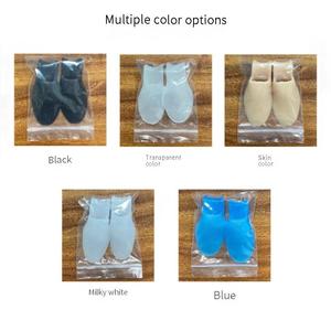 Semelles intérieures confortables en silicone SEBS unisexes avec séparateur d'orteils à trou unique Protecteur de valgus d'orteil et orthèse de soutien de la voûte plantaire - Product Image 6