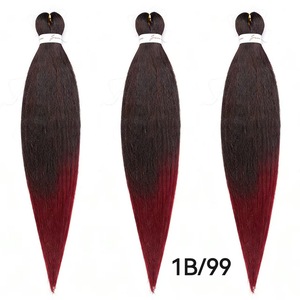 3X Easy Braid Hair, Perruque à grandes tresses style <span class=keywords><strong>africain</strong></span>, avec crochet <span class=keywords><strong>de</strong></span> tressage, pour le commerce extérieur, vente en gros d'usine - Product Image 4