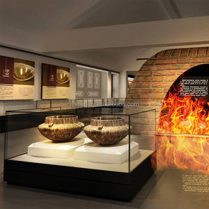 Vitrine personnalisée Vitrines de musée d'occasion en verre pour vitrine d'exposition Vitrines d'exposition Musée des sciences Présentoir d'<span class=keywords><strong>expositions</strong></span> - Product Image 5