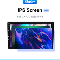 Pemutar Dvd mobil 2 Din Stereo layar sentuh 32G, pemutar Dvd Mobil Usb Bt Wifi 9 inci Radio mobil Android