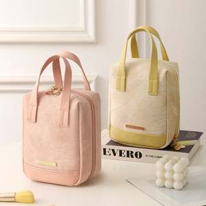 New Design Portable Toiletry Handy <b>Bag</b> Zipper Multi-layer Makeup <b>Organizer</b> Pouch Waterproof <b>Travel</b> Cosmetics <b>Bag</b> - Product Image 2