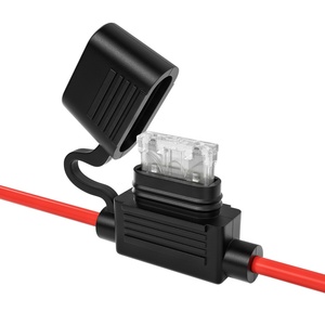 Porte-fusible étanche en ligne ATC ATO ATM avec fil de cuivre 16AWG 12V <span class=keywords><strong>4A</strong></span> pour circuit électrique de voiture, marine, camion, camping-car - Product Image 4