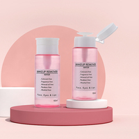 Bouteille à pompe de pression liquide, récipient de luxe vide, de couleur rose, bouteille pour Toner, accessoire de maquillage, pour enlever le vernis à ongles, 300ml, 1 pièce
