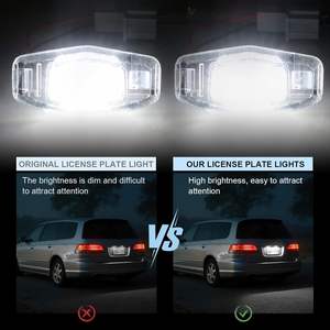 Luz LED para Matrícula, Conjunto <span class=keywords><strong>de</strong></span> Lámpara LED Apto para Sedán, Pilot, Odyssey, TL, TSX, MDX, ILX, RDX, Camioneta - Product Image 5