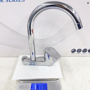 Grifo de Cocina de Pared con Monomando, Válvula de Cerámica, Estilo Contemporáneo, 1.0-1.9 Gal, Modelo M Key 964 - Product Image 1