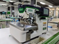 S6-4AT-BUT automatique industrielle Double aiguille 5 fils surjeteuse Machine à coudre tondeuse automatique pour la fabrication de textiles