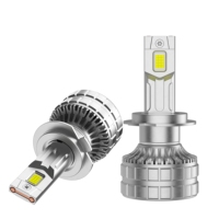 Ampoule de phare LED GICOO A5 130W 12V CSP 15 cœurs, faisceau haut/bas intégré 6000K, nouveau phare de moto personnalisable