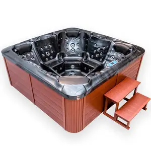 Europe Balboa Control 70 Jets with pop-up speakers Outdoor Spa Hot Tub With Massage Function hydro spa hot tub