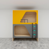 Lits superposés design capsule spatiale pour dortoirs d'étudiants, écoles, hôtels et chambres d'appartement