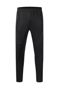 Ensemble de maillot de football pour hommes, manches longues, dégradé rouge, col en V, respirant, séchage rapide, rembourré, vêtements de sport ajustés, pantalon long - Product Image 6