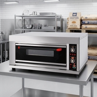 Horno de Panadería Eléctrico Digital Automático Comercial de 1 Plataforma con Gran Capacidad