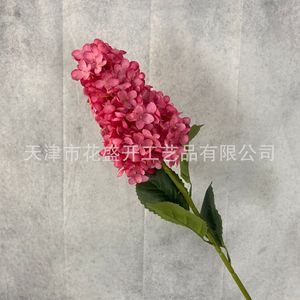 Ramo de Flores Artificiales de Hortensia en Forma de Cono, Flores de Seda de Alta Simulación, Accesorios para Fotografía de Bodas al Aire Libre, Decoraciones para el Hogar - Product Image 3