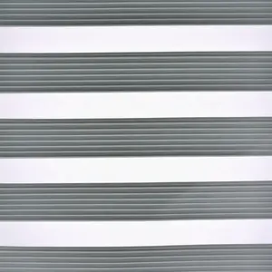 100% Polyester Semi-Blackout Horizontal Plain Innen fenster Roller Zebra Stoffe für Jalousien