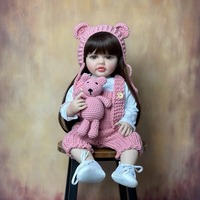 Poupée russe en vinyle, réaliste en 3D, bébé reborn lavable