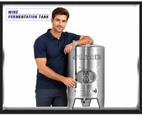 Fermenteur de bière professionnel HG 3000L en acier inoxydable avec enveloppe à fossettes pour fermentation isobare, idéal pour les usines de fabrication et les hôtels