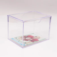 Boîte de rangement pour cartes à collectionner, 2 pièces, capacité 150 cartes, en plastique, pour cartes standard TCG Boulder
