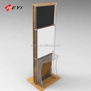 Support d'exposition de jantes <span class=keywords><strong>en</strong></span> <span class=keywords><strong>bois</strong></span> avec écran LCD, design personnalisé pour l'intérieur des salles d'exposition automobiles - Product Image 3