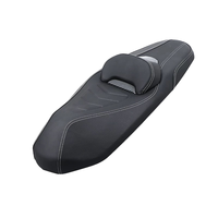 Housse de selle de moto Honda NS125RX, design ergonomique plat, cuir PU isolant thermiquement, imperméable et anti-odeurs