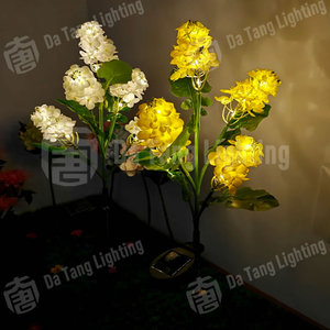 Rapeseed Flower Ip65 Waterproof Decorative <b>Led</b> <b>Lights</b> For Landscape Christmas & Halloween With Warm <b>White</b> Glow - Product Image 1